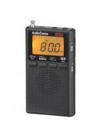 オーム電機 OHM RAD-P300S-K（ブラック） DSPポケットラジオ AM/FM ステレオ