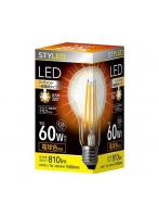 STYLED スタイルド HDAC60L1（電球色） LED電球 クリア電球 一般電球形 E26口金 60W形相当 810lm
