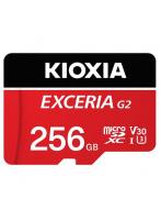 キオクシア KIOXIA KMU-B256GR（レッド） EXCERIA G2 microSDHC/microSDXC UHS-I メモリカード 256G