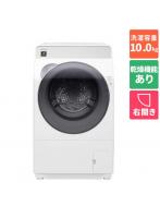 ES-K10B-WR クリスタルホワイト ドラム式洗濯乾燥機 右開き 洗濯10kg/乾燥6kg