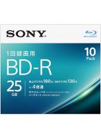 ソニー SONY 10BNR1VJPS4 録画・録音用 BD-R 25GB 一回（追記）録画 プリンタブル 4倍速 10枚
