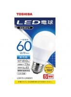 東芝 TOSHIBA LDA7D-G/K60V1 LED電球（昼光色） E26口金 60W形相当 810lm