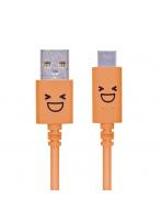 エレコム ELECOM MPA-FAC12CDR（オレンジ） USB2.0ケーブル 顔付き A-C 1.2m