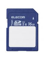 エレコム ELECOM MF-FS016GU11C SDカード SDHC 16GB Class10 UHS-I U1 80MB/s ラベル SDカードケース付き