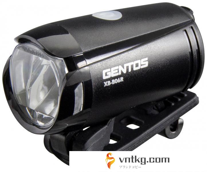 GENTOS（ジェントス） 自転車 ライト LED バイクライト USB充電式 210ルーメン 防水 防滴 XB-B06R ロードバイク