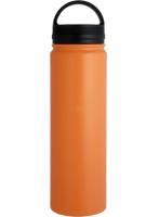 リビング 水筒 700ml 直飲み スクリュー栓 ステンレス ボトル オレンジ BE-SIDE MUG 410388