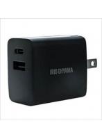 充電器 USB 2ポート IQC-C202 ブラック （Type-A/ Type-C）