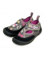 【 Gray/Pink 】【 18cm 】Pookies プーキーズ pka120 water shoes kids［楽天ランキング2位獲得！］マ...