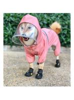 【 ピンク 】【 XLサイズ 】ペットレインウェア napw1890犬 レインコート 小型犬 中型犬 通販 犬レイン...