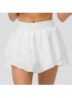 【 ホワイト 】【 XLサイズ 】スカート ポケット付き pmysk22443テニススカート ポケット 通販 スポーツ...