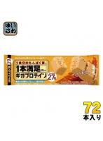 アサヒグループ食品 1本満足バー ギガプロテイン キャラメル 72本入 チョコ 菓子 一本満足