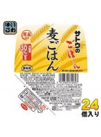 サトウ食品 サトウのごはん 麦ごはん 150gパック 24個入 （6個入×4まとめ買い） レトルトご飯 パックご...