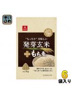 はくばく もっちり美味しい 発芽玄米＋もち麦 1000g 6袋入 食物繊維 GABA 国産玄米