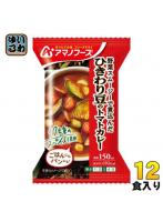アマノフーズ フリーズドライ ひきわり豆のトマトカレー 12食 （4食入×3 まとめ買い）