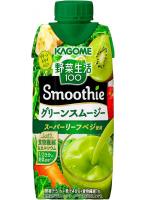 KAGOME カゴメ 野菜生活100 Smoothie グリーンスムージー Mix 330ml×12本 （1ケース）