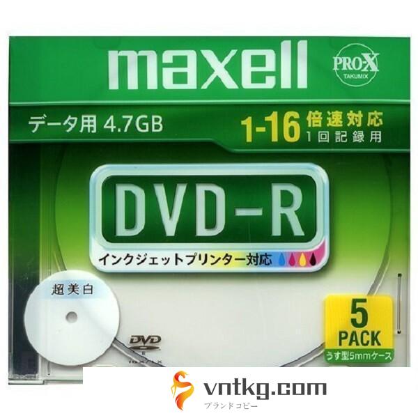 マクセル データ用 DVD-R 4.7GB 5枚入り DR47WPDS1P5SA