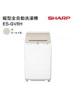 シャープ 縦型全自動洗濯機 ES-GV8H-N ゴールド系