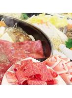 しゃぶまる 香川県産讃岐オリーブ牛＆讃岐オリーブ豚 すき焼き6人前セット 野菜・うどん付き